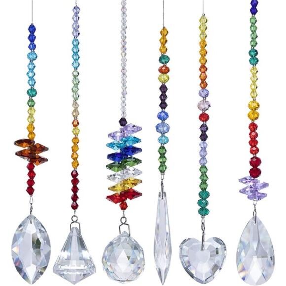 Colorful Crystals Glass Pendants Chandelier Suncatchers - Picture 1 of 7